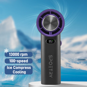 SG Local - Spoetry ✨ 100-speed High-speed Turbofan USB Stepless Speed Regulation Protable Handheld Fan