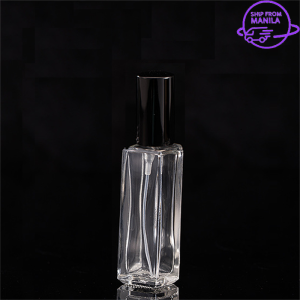 10Pcs Transparent Glass Perfume Refill Bottle Spray Bottle Empty Reusable Square Liquid Sample Dispenser Bottles 10ml