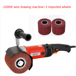Stainless steel wire drawing machine Small portable industrial polishing machine Electric speed regulating mirror surface grinding