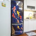 [HCM]Giấy Decal Dán Tủ Lạnh Phong Thủy CÁ KOI HOÀNG GIA - THUTHAODECOR. 
