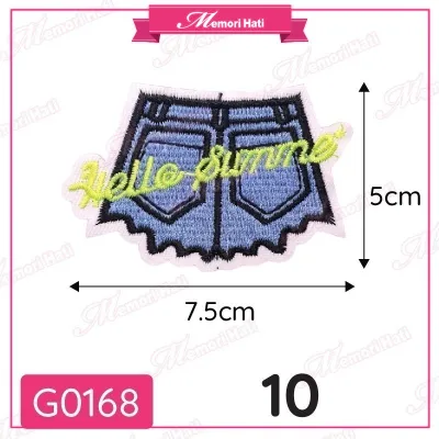 1pc Tampalan Sulaman Kartun DIY / Sulam Tampal / Cartoon Embroidery Patches Iron On Sew On