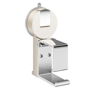 Metal Basin Holder With Not Slip Suction Pad Smooth Bathroom Organization Suitable for Tiles Glass & Marble Wall