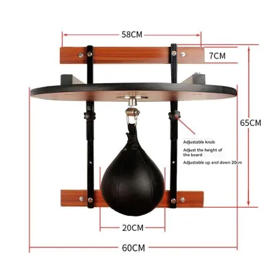 Speed Ball Platform Set Speed Bag Swivel Boxing Punching Ball With Plate Training Set Sanda Muay Tha