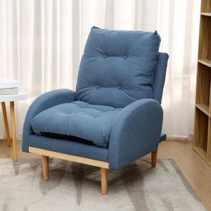Lazy sofa single balcony deck chair bedroom small sofa chair tatami leisure Web celebrity small folding backrest chair