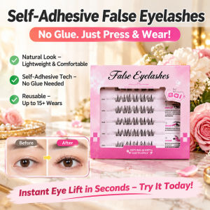 ✨Natural Simulation False Eyelash Glue Free Sunflower False Eyelash Adhesive False Eyelash自然仿真款免胶向日葵假睫毛