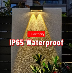 LED Solar Wall Light Outdoor Waterproof  Automatic at Night for Garden Yard Balcony Lamp Lighting Home Garden Decoration