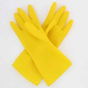 Sarung Tangan Cuci Piring Bahan Silicon Sarung Tangan Karet Serbaguna Tahan Panas Reusable Silicone Dishwashing Gloves