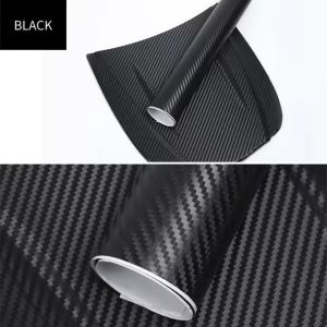 【Pphha】3D Carbon Fiber Roll Film Sticker 30x127cm Car Motorcycle DIY Styling Vinyl Colorful Decal Auto Laptop Skin Decor