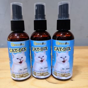 Obat Infeksi Kucing Scabies Luka Scadix Spray Cat Kulit Aman Untuk Kitten