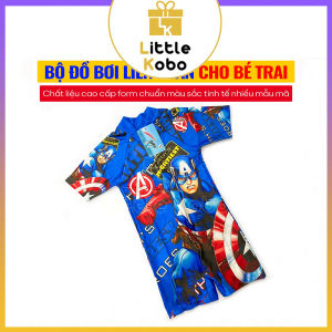 [Liền Thân] Đồ Bơi Siêu Nhân Cho Trẻ Em Bé Trai Form Đẹp Chất Liệu Vải Polyester Co Giãn Tốt