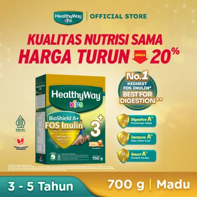 HEALTHYWAY KIDS 3+ MADU/700GR (Exp : 08.2027)