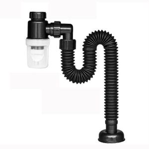 ANGY  Flexible 1Pcs Kitchen Bathroom Accessories Washbasin Pipeline Deodorant Anti-blocking Plumbing Sewer Pipe Sink Hose Sink Drain Pipe