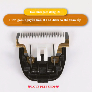 Tông đơ cạo lông chó mèo Clipper Kit (Pin tháo rời) cổng sạc USB (mẫu mới) - Love Pets Shop