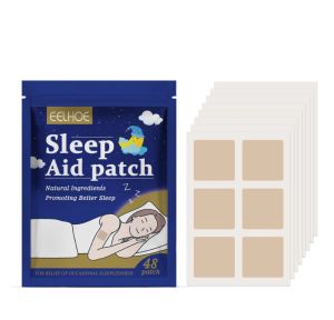 Sleep Patch Sticker – Anxiety Stress & Headache Relief Plaster | Wearable Sleep Aid for Insomnia & Poor Sleep Quality | Comfortable Peel-On Patch for Adults – Body Relaxation & Restorative Sleep Boost