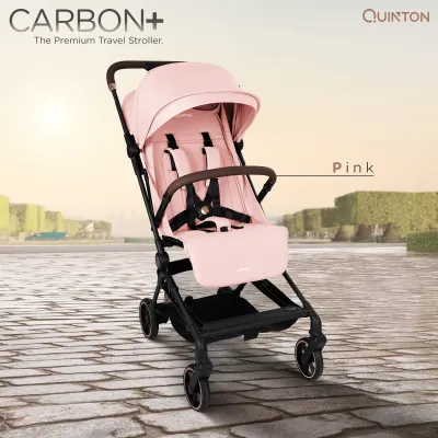 Quinton Carbon+ Stroller from Newborn to 22kg Compact Ultra Light Auto Fold Stroller
