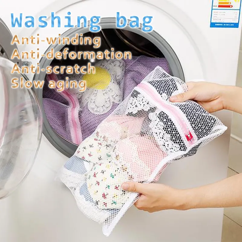 Laundry Bag Mesh Clothes Protection Bra Underwear Washing Bag Net