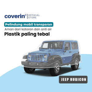 Sarung Mobil JEEP RUBICON 3 dor /5 dor Cover Pelindung Bahan Plastik Tebal Anti Air