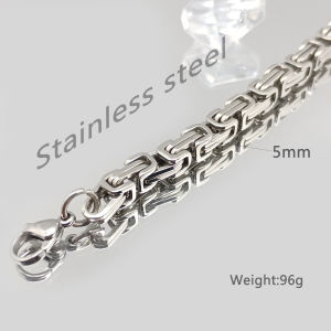 LZD Bán Nóng Vòng Tay Nam Bằng Thép Không Gỉ Cổ Điển Trang Sức Bằng Thép Titan Hợp Thời Trang Nam Hoàng Đế Chuỗi Xương Rồng Không Phai Trang Sức