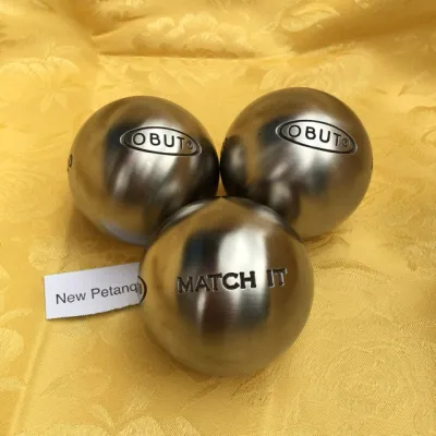 เปตอง โอบุท แมทไอที OBUT MATCH IT 115 สแตนเลส ไม่เป็นสนิม ของแท้จากฝรั่งเศส เซ็ท 3 ลูก