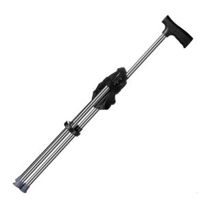 เก้าอี้เดินป่าไม้เท้าปรับได้น้ำหนักเบา3ขาไม้เท้าพับได้ไม้เท้าสำหรับผู้สูงอายุ