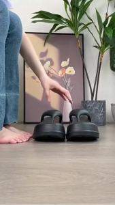 New Summer EVA Thick-Soled 7Cm Flip-Flops For Women Height-Increasing Soft-Soled Non-Slip Trendy Ins Style