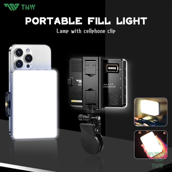 Tnw Light TNW D25 Mini LED Video Light Pocket Video Camera Light with 1/4 Hot ...