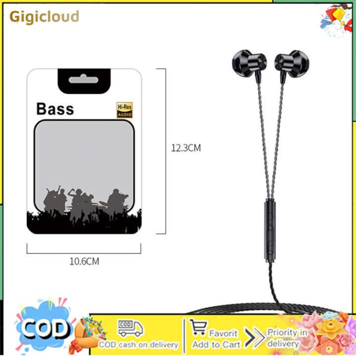 Lshaped 3.5mm Headphones 90 Degree Right Angle Plug Stereo Bass