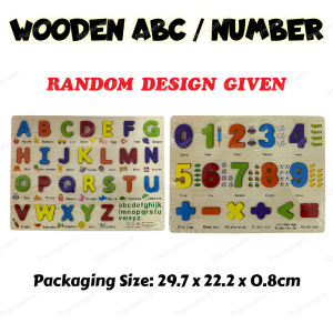 Magnetic Kids Alphabet Letter Numbers For Whiteboard Wooden Kids Alphabet Numbers Educational Puzzle Toys *READY STOCK*