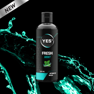YES Intimate Wash ผลิตภัณฑ์ทำความสะอาดจุดซ่อนเร้น Fresh Mint สูตรระงับกลิ่น ต่อต้านแบคทีเรีย 200ml