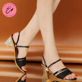 BS Korean Two-way Pointed Block Sandal for Women Fashion Summer Heels#611. 