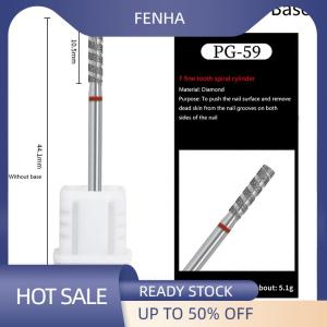 FENHA Nail Bits Tornado Flame Cuticle Drill Bit Manicure Cutter Rotary Burr Drill Accessories Spiral Nail Polishing Mills Tool