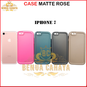SOFT CASE MATTE ROSE FOR IPHONE 6G 6S 6 PLUS 7 PLUS 8 PLUS 7 8