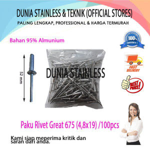 Paku Rivet 675 4.8x19 /100pcs