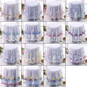 INTOONE Embroidery Air Fryer Dust Cover Kitchen Appliance Cover Pastoral Lace Electric Pressure Cooker Cover Delicate Decorative Cover Water Dispenser Cover Home Kitchen
