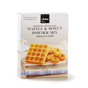วิสต้าคาเฟ่ แป้งวาฟเฟิล/โดนัทสำเร็จรูป รสวานิลลา 400g ไม่ใส่วัตถุกันเสีย (Vista by Verasu)