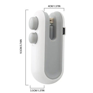 WakayaHome | 2 in 1 Mini Rechargeable Sealer Seal + Open Bags for Food Snacks Kitchen Storage