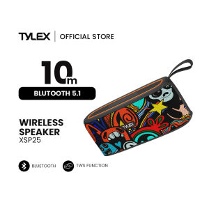 TYLEX XSP25 Wireless Bluetooth Speaker With Super Bass Radiator AUX FM Radio Micro Sd USB