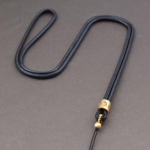 Black Leather Cord Necklace Rope Pendant Necklace Cord Buddha Amulet Thangka Buddha Head Pendant Cord Hand Rope