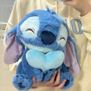 30CM Stitch Hug Scrump Anime Figure Dolls Lilo&Stitch Cartoon Toys Childrens Appease Pillows Sofa Decoration Gifts for Friends