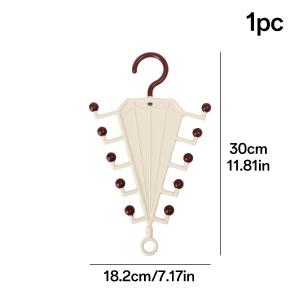 2Pcs 360-Degree Rotation Double-Sided Hanger Leather Belts Ties Scarves Wardrobe Storage Coat Rack Clothes Drying Rack