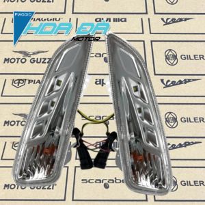 Bộ Đèn Xi Nhan/ Cụm Xi Nhan Trước & Sau Đầy Đủ Đ.ui Bóng Cao Cấp Cho Xe Vespa Sprint & Primavera Thay Thế Lắp Chuẩn Zin