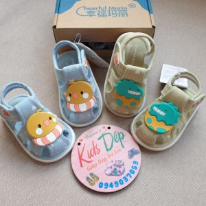 Cheerful Mario Giày sandal tập đi có kèn cho bé 6-24m