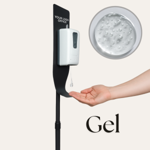 Dispenser Sabun dan Hand Sanitizer Sensor Otomatis dengan Tiang Adjustable untuk Kantor dan Publik