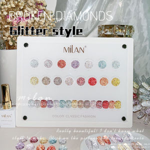💅 MiLan 15ml 15 color Nail Art Crystal Diamond Powder Fresh pure color Gel Nail Polish Set(With Swatches)