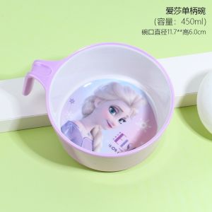 Disney Disney Melamine Bowl Imitation Ceramic Single Handle Shock-resistant Influencer Children Male Female Baby Eating