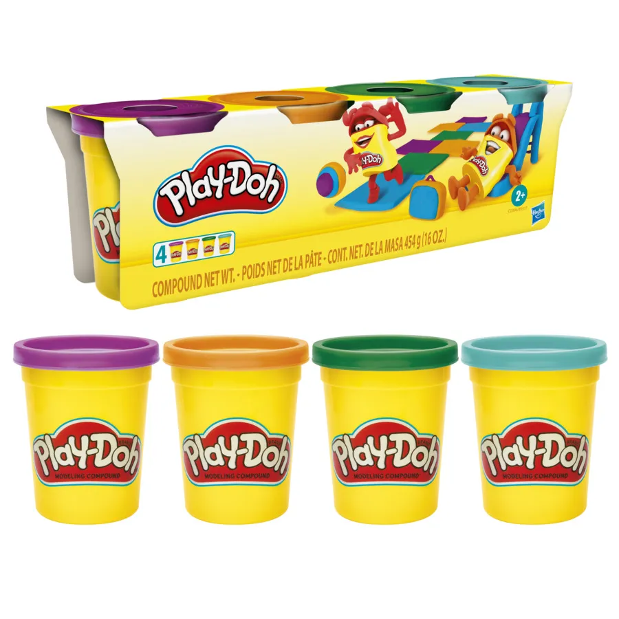 Play-Doh Back to School 5-Pack of Modeling Compound, 4-Ounce Cans,  Non-Toxic - Play-Doh