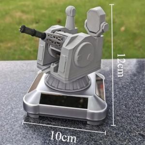 xpkQ Car Mounted Figurines Solar Powered Rotating Miniatures Modern Creative Movable Ornaments Home Decoration Radar Model Home Decor Z1H5K