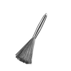 MixHome 304 Stainless Steel Wok Brush Kitchen Cleaning Brush Pan Handle Cleaning Brush Dishwashing Brush Kitchen Cleaning Tools