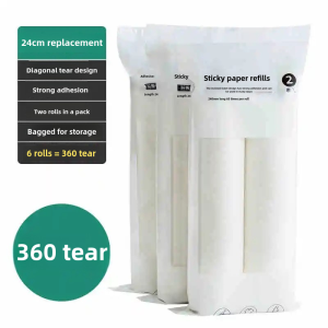 Sticky paper mop Sticky Roller Cleaner Roller Mop Lint Remover Roller Dust Remover Sticky Roller Refill Extendable Handle