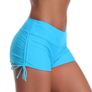 High Waist Leakproof Swim Shorts for Women Teens Quick Dry Menstrual Swimwear Super Absorbent Period Bottoms